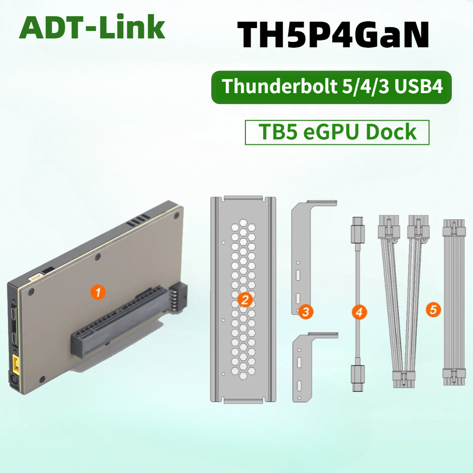 Gpu External Dock Egpu Thunderbolt 4 - Внешняя видеокарта TH5P4GaN для ноутбука с