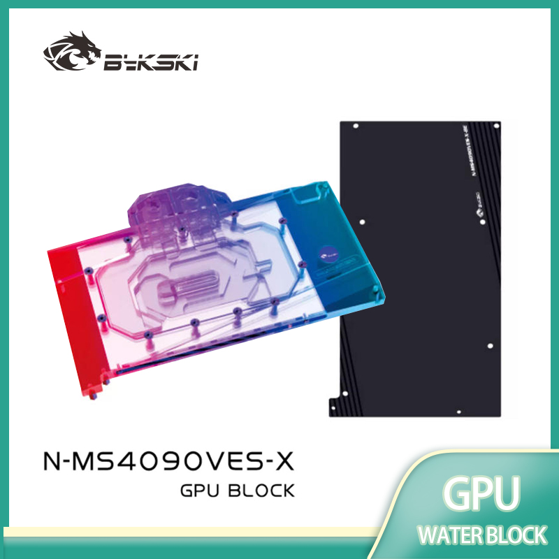 Rtx 4090 Water Block - Водоблок Bykski для видеокарты MSI GeForce
