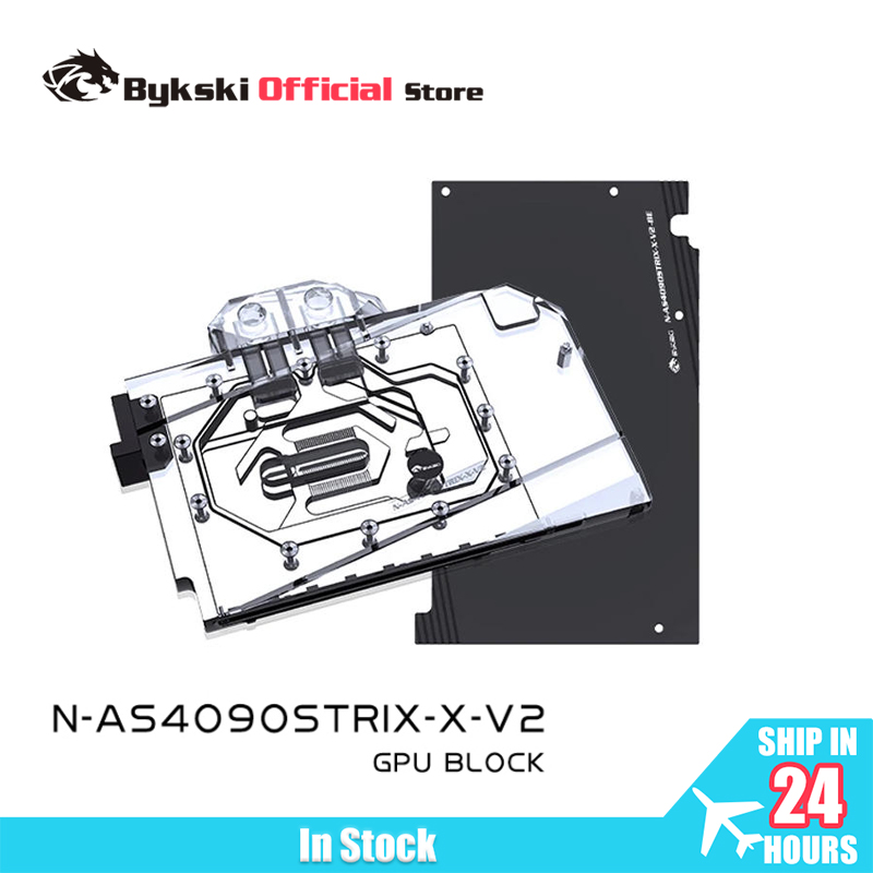 Rtx 4090 Water Block - Блок для видеокарты Bykski N-AS4090STRIX-X-V2 /GPU