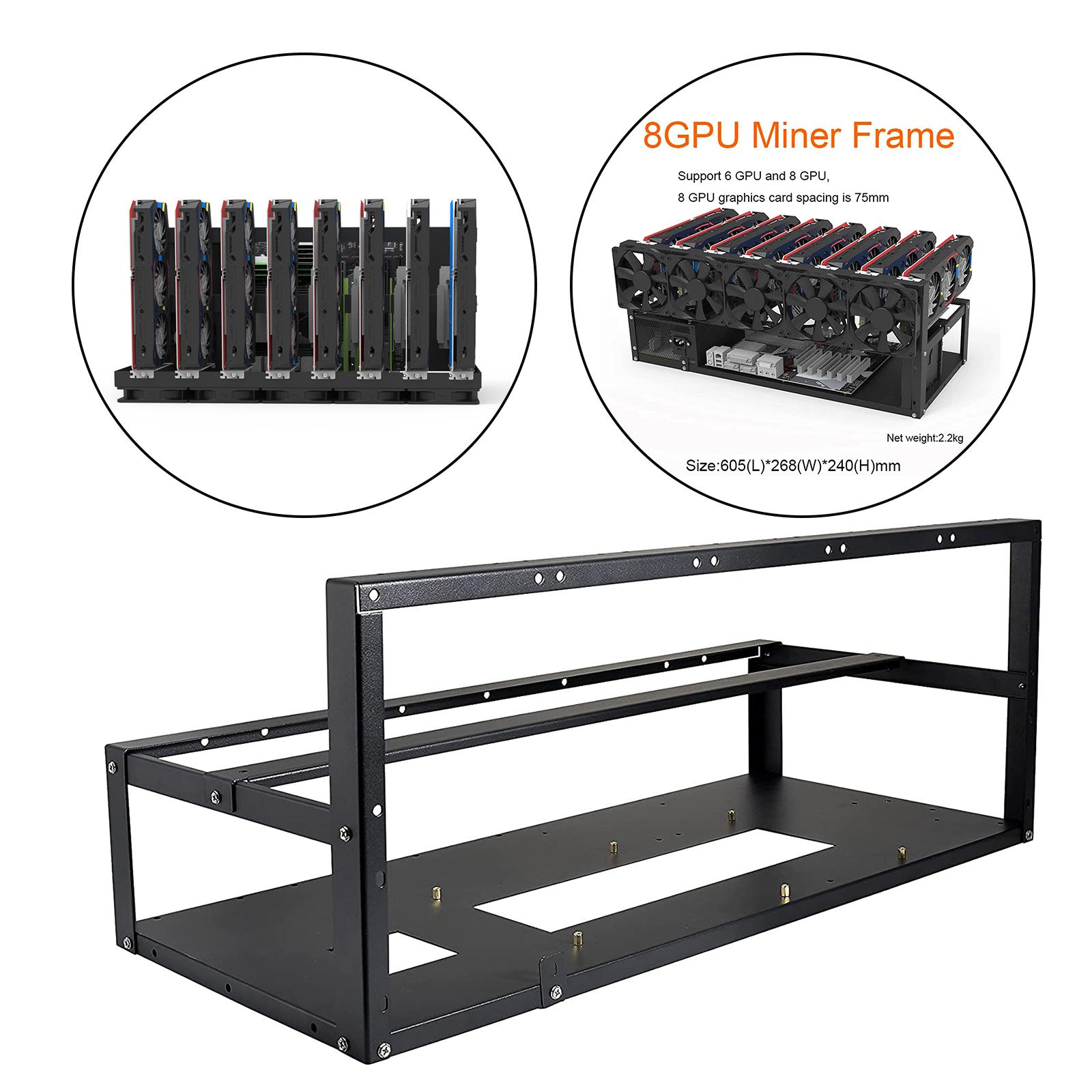 Gpu Mining Rig Frame 8 Gpu - Корпус-рама для майнинг-фермы на 6/8 GPU,