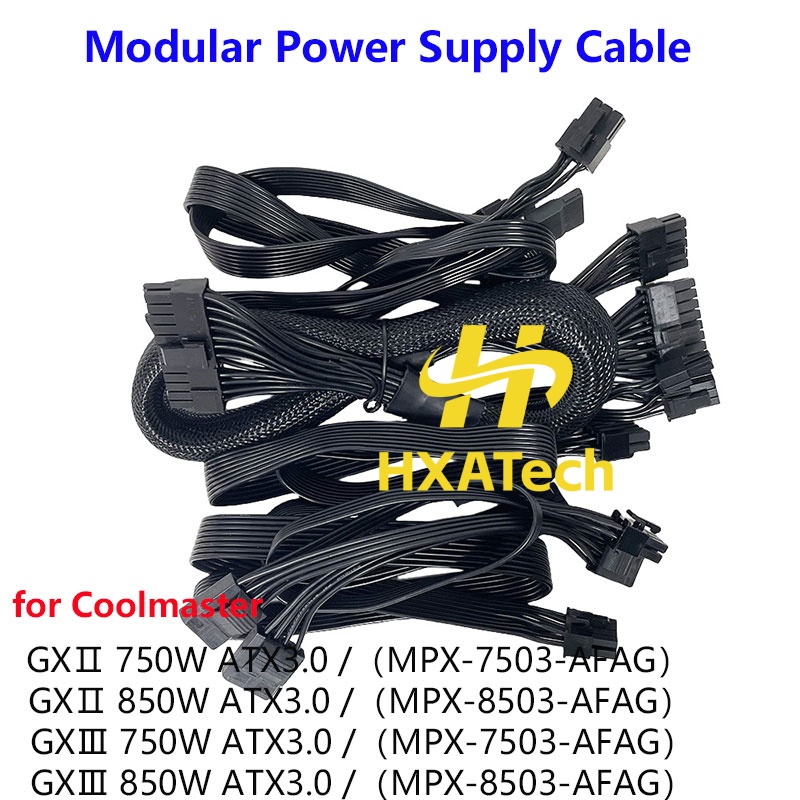 Dual 8Pin To 16Pin 12Vhpwr Cable - Кабель питания HXATech-12VHPWR 16pin CPU 8pin
