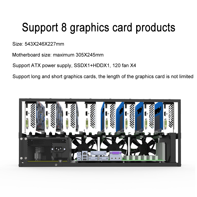 Каркас для карьерных чехлов кр – обзор и цена Gpu Mining Rig Frame 8 Gpu