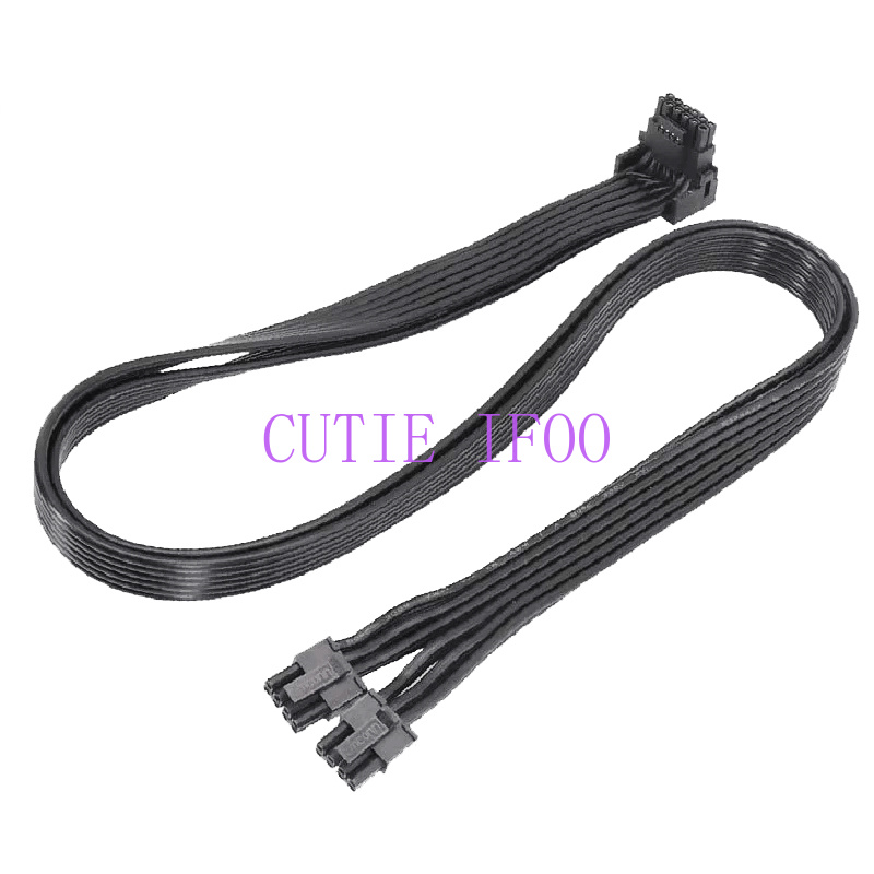 ATX3.0 PCIE 5.0 12VHPWR двойно – обзор и цена Dual 8Pin To 16Pin 12Vhpwr Cable