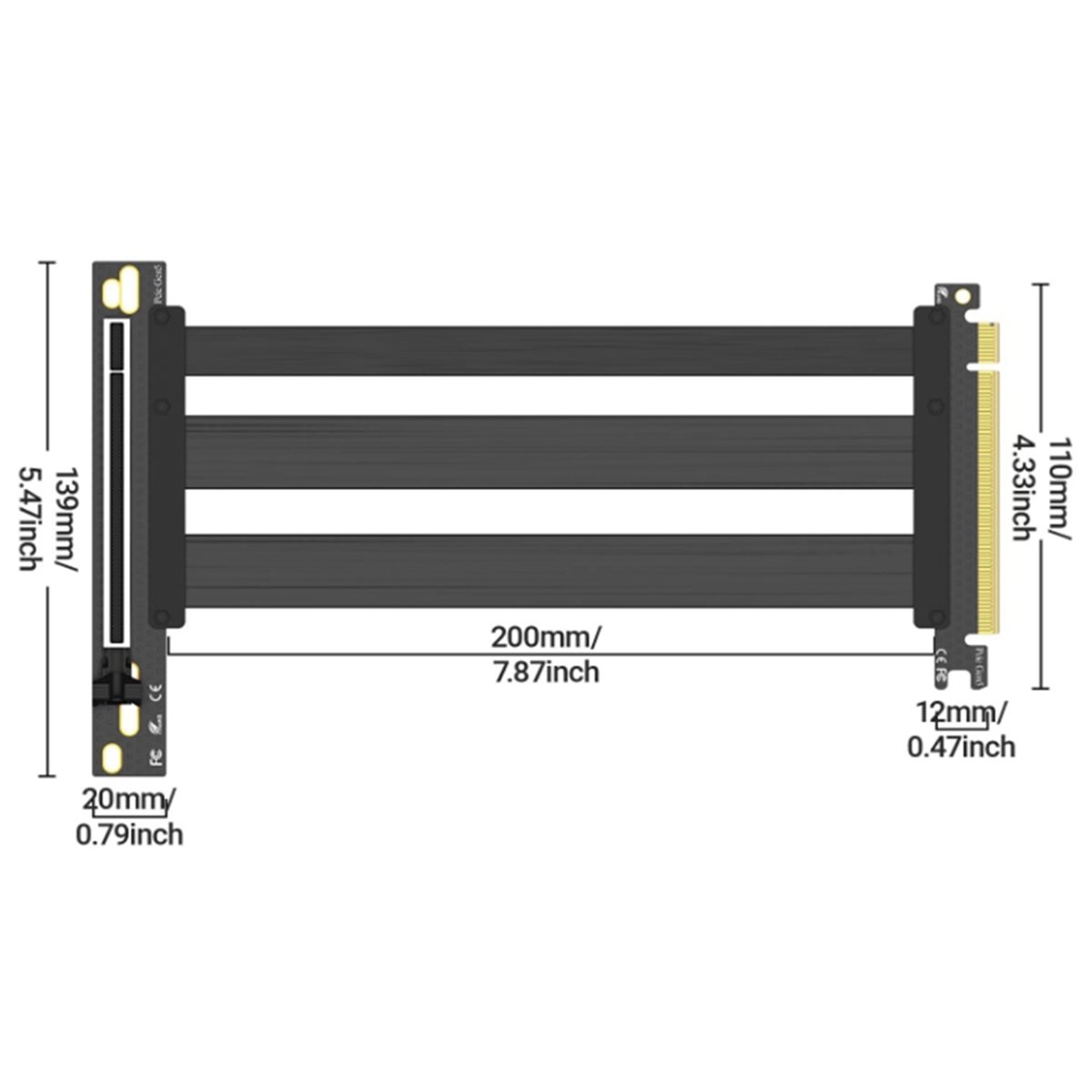 Кабель-удлинитель PCIe 5.0 для – обзор и цена Pcie 5.0 Gpu Riser Cable