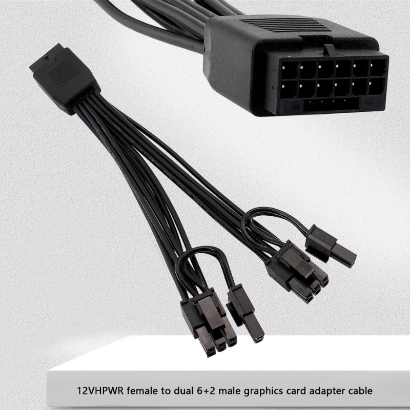 Кабель-переходник PCIe с 16-ко – обзор и цена Dual 8Pin To 16Pin 12Vhpwr Cable