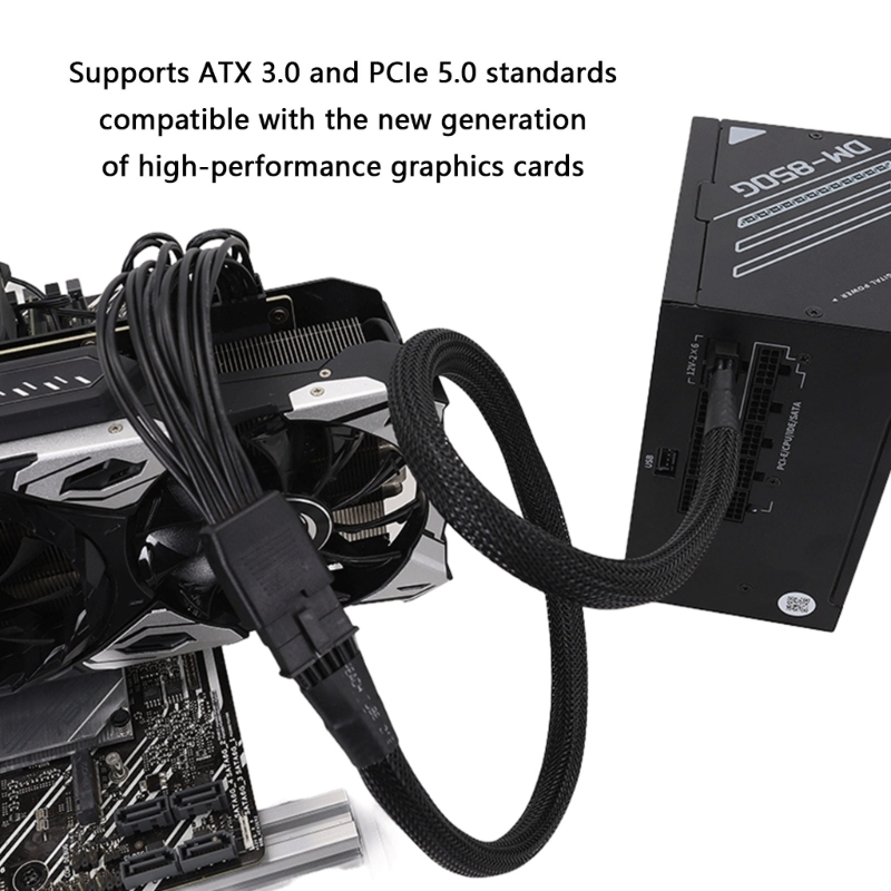 Кабель-переходник PCIe с 16-ко – обзор и цена Dual 8Pin To 16Pin 12Vhpwr Cable