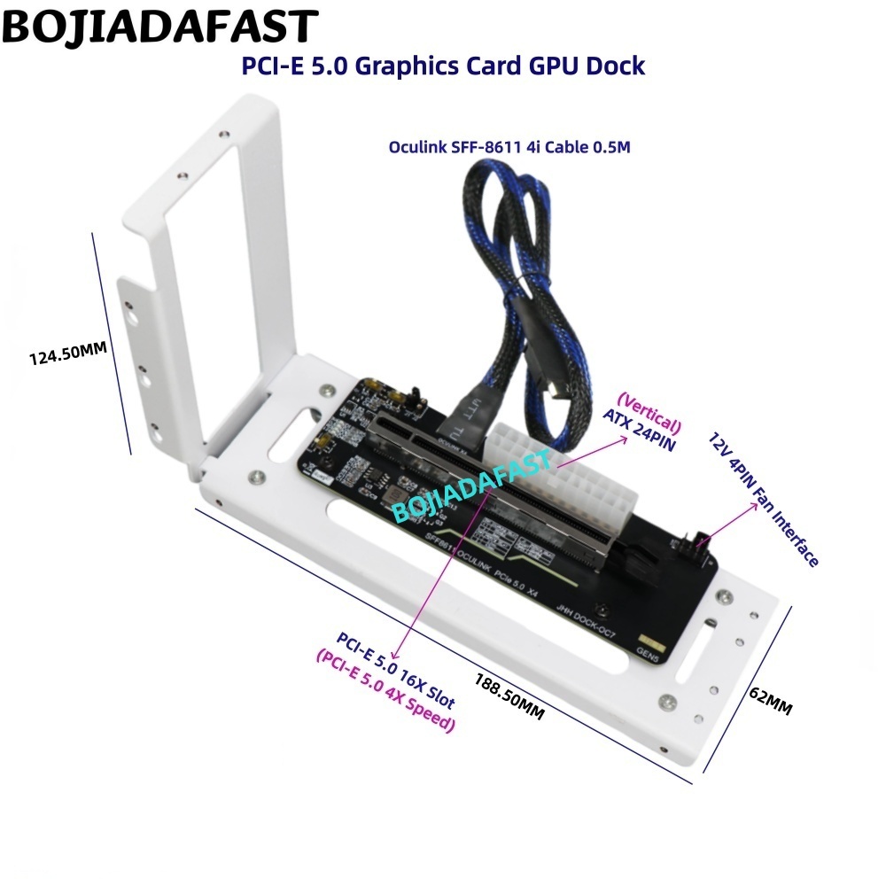 Адаптерная карта PCI-E 5.0 16X – обзор и цена Pcie 5.0 Gpu Riser Cable