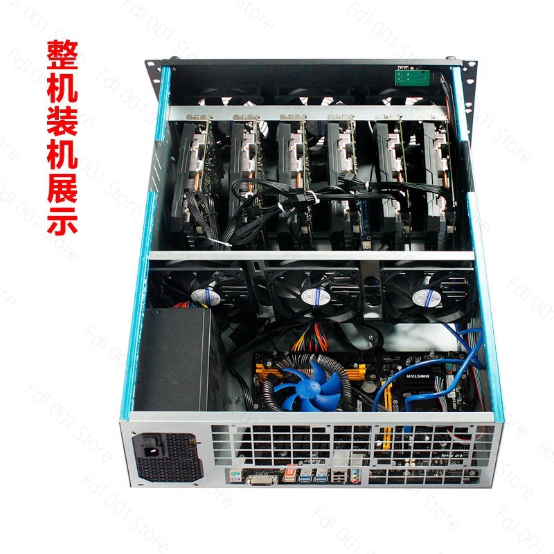 Корпус для 4U-многокартовых си – обзор и цена Server Gpu Chassis 4U