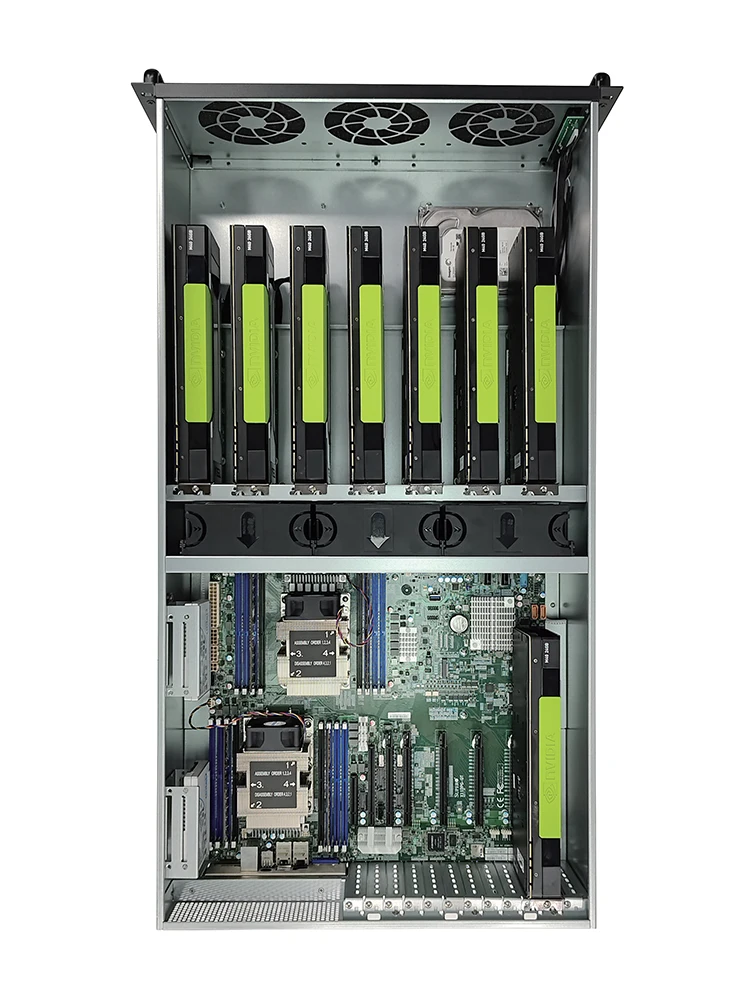 Сервер 4U-GW4088, шасси для мн – обзор и цена Server Gpu Chassis 4U